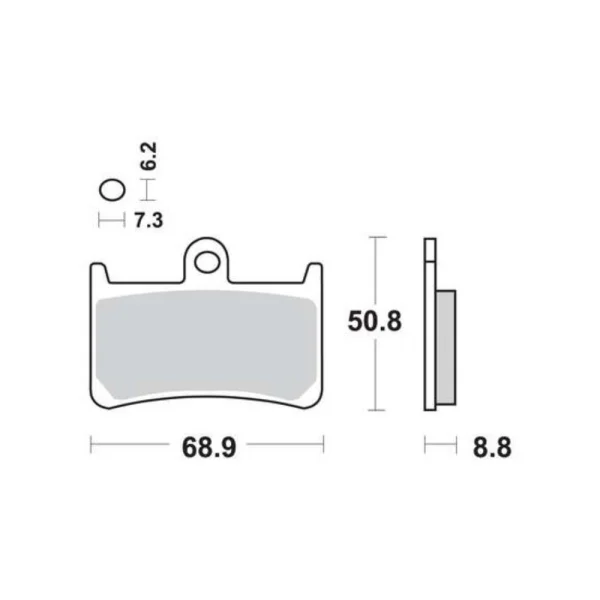 TRW MCB611 Front Brake Pads