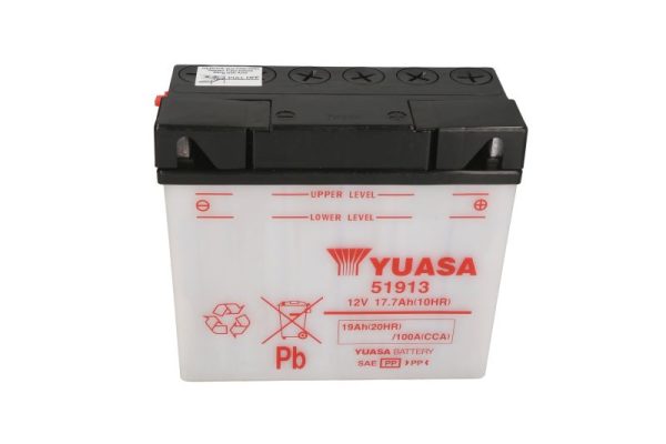 Yuasa 51913 12V 19Ah 100A 186x82x171mm R+ Starting battery