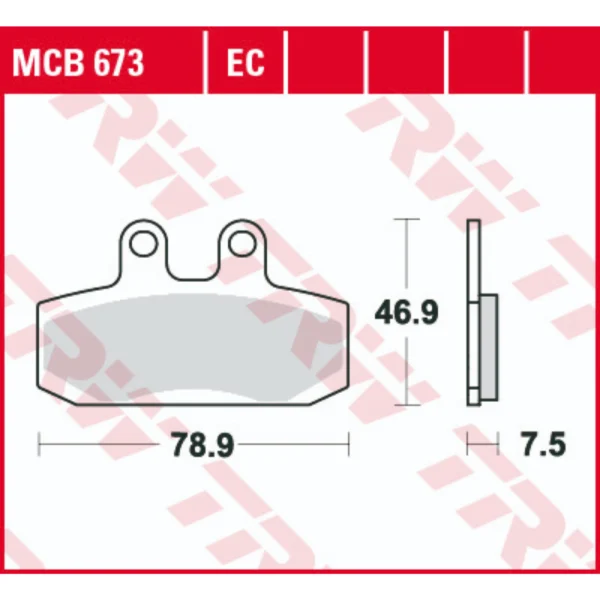 TRW MCB673 Front Brake Pads