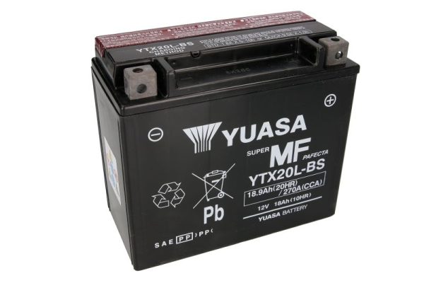 Yuasa YTX20L-BS 12V 18.9Ah 270A 175x87x155mm R+ Starting battery