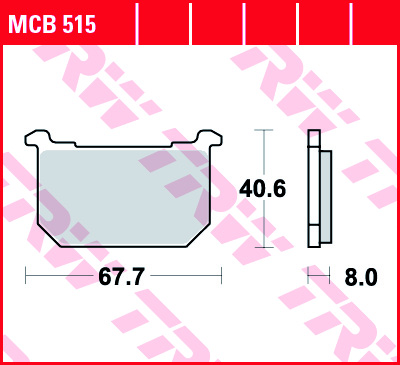 TRW MCB515 Front Brake Pads