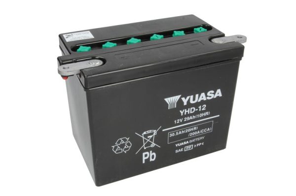 Yuasa YHD-12 12V 29.5Ah 240A 206x133x165mm L+ Starting battery