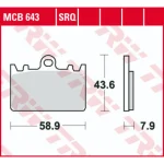 TRW MCB643 Front Brake Pads