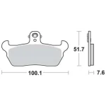 TRW MCB618 Front/Rear Brake Pads