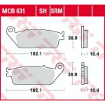 TRW MCB631SH Rear Brake Pads