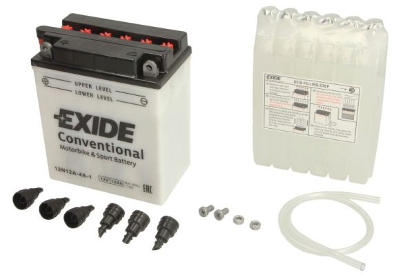 Exide 12N12A-4A-1 12V 12Ah 115A 134x80x160mm L+ Starting battery