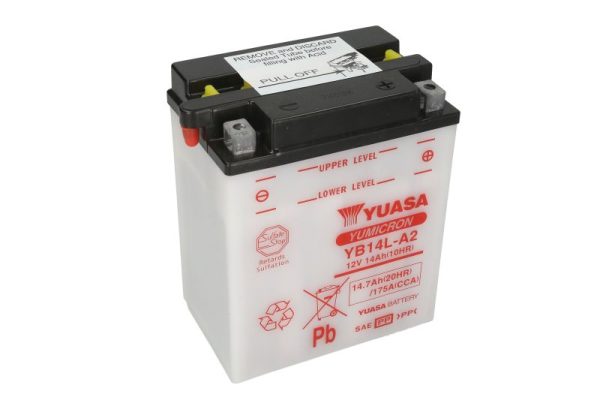 Yuasa YB14L-A2 12V 14.7Ah 175A 136x91x168mm R+ Starting battery