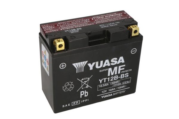 Yuasa YT12B-BS 12V 10.5Ah 210A 150x69x130mm L+ Starting battery