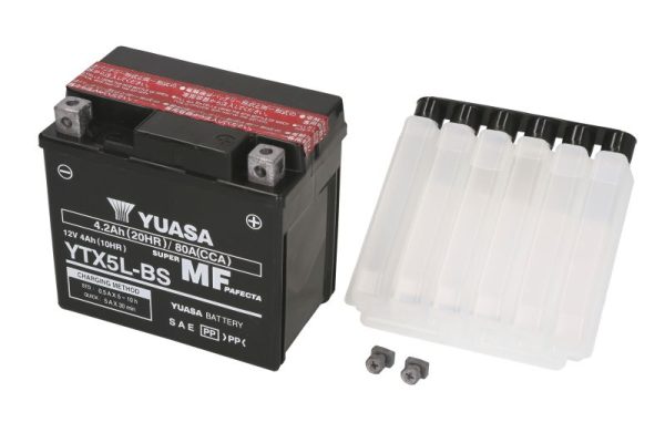 Yuasa YTX5L-BS 12V 4.2Ah 80A 115x72x107mm R+ Starting battery