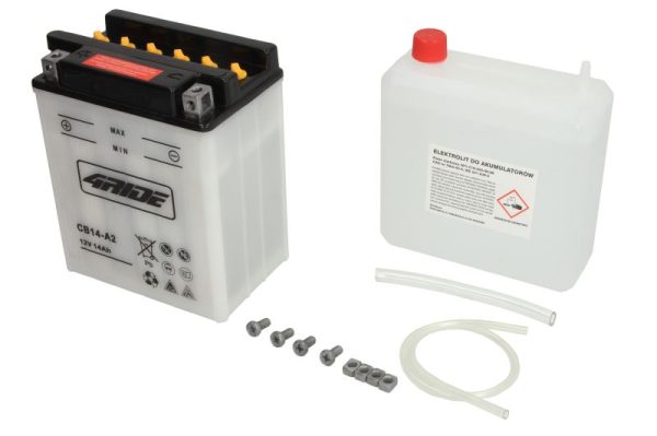 4 Ride CB14-A2 12V 14Ah 190A 136x91x168mm L+ Starting battery