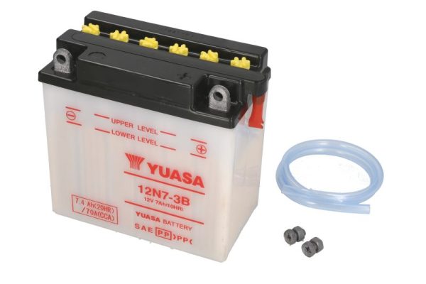 Yuasa 12N7-3B 12V 7.4Ah 70A 135x75x133mm R+ Starting battery