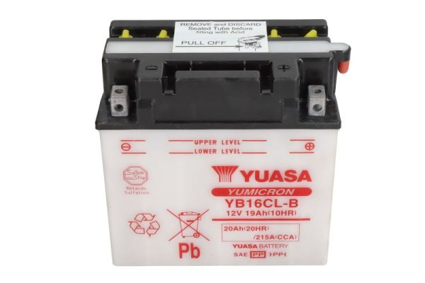 Yuasa YB16CL-B 12V 20Ah 240A 175x100x175mm R+ Starting battery