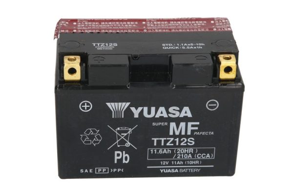 Yuasa TTZ12S-BS 12V 11Ah 210A 150x87x110mm L+ Starting battery