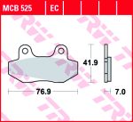 TRW MCB525 Front/Rear Brake Pads