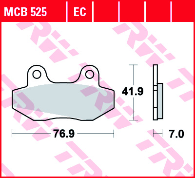 TRW MCB525 Front/Rear Brake Pads
