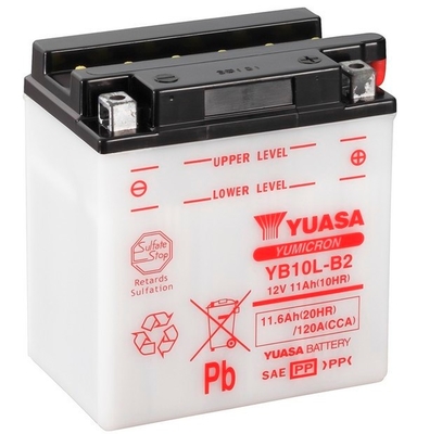 Yuasa YB10L-B2 12V 11.6Ah 120A 135x90x145mm R+ Starting battery