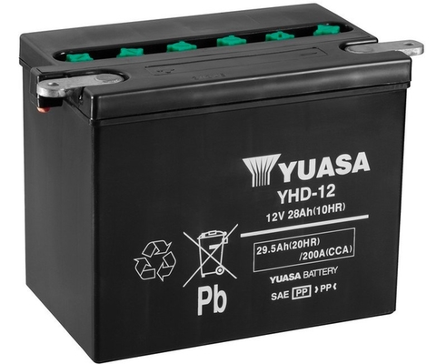 Yuasa YHD-12 12V 29.5Ah 240A 206x133x165mm L+ Starting battery