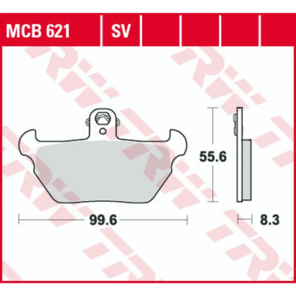 TRW MCB621SV Front Brake Pads