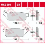 TRW MCB599SH Rear Brake Pads
