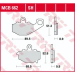 TRW MCB662SH Rear Brake Pads