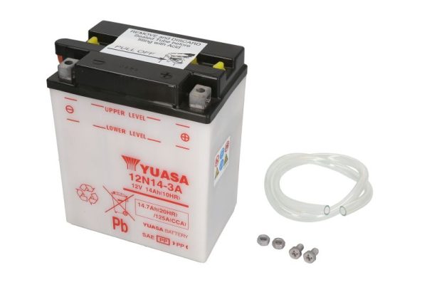 Yuasa 12N14-3A 12V 14.7Ah 125A 134x89x166mm R+ Starting battery