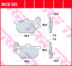 TRW MCB503 Front/Rear Brake Pads