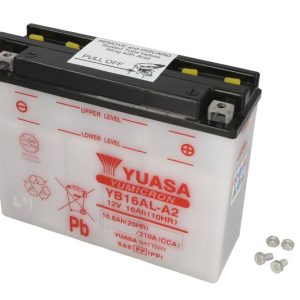 Yuasa YB16AL-A2 12V 16.8Ah 210A 207x72x164mm R+ Starting battery