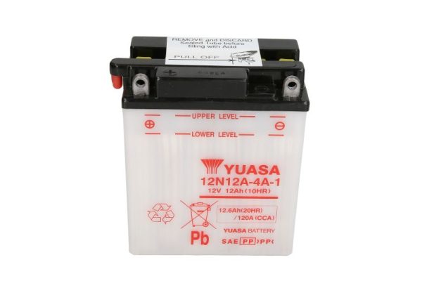 Yuasa 12N12A-4A-1 12V 12.6Ah 120A 134x80x160mm L+ Starting battery
