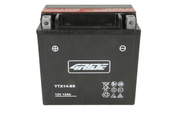 4 Ride YTX14-BS 12V 12.6Ah 200A 152x88x147mm L+ Starting battery