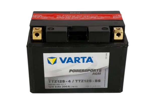 Varta TTZ12S-BS 12V 9Ah 200A 150x87x110mm L+ Starting battery