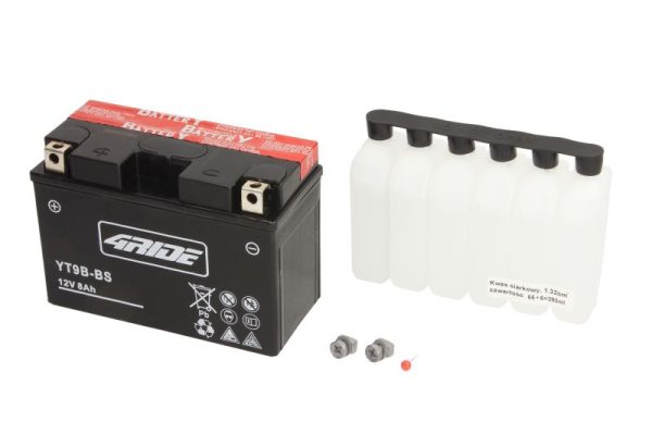 4 Ride YT9B-BS 12V 8Ah 115A 150x70x105mm L+ Starting battery