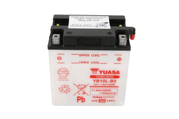 Yuasa YB10L-B2 12V 11.6Ah 120A 135x90x145mm R+ Starting battery