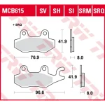TRW MCB615 Front/Rear Brake Pads