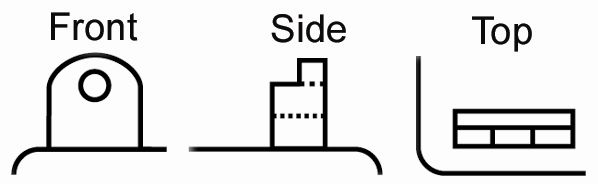 Exide 12N5.5-3B 12V 5.5Ah 45A 135x60x130mm R+ Starting battery