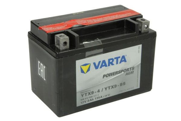 Varta YTX9-BS 12V 8Ah 135A 152x88x106mm L+ Starting battery