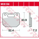 TRW MCB556 Front Brake Pads