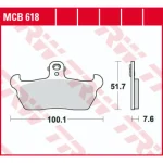 TRW MCB618 Front/Rear Brake Pads