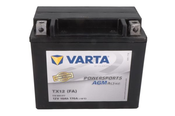 Varta YTX12-BS READY 12V 10Ah 170A 150x87x130mm L+ Starting battery