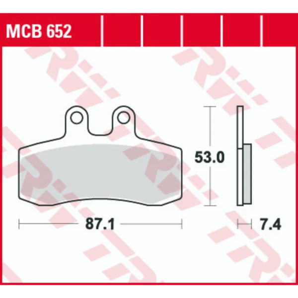 TRW MCB652 Front Brake Pads