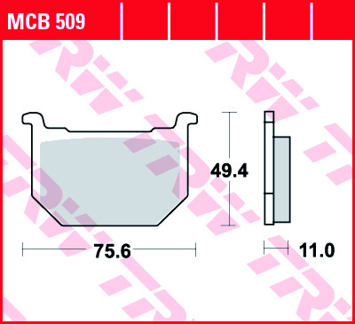 TRW MCB509 Front Brake Pads