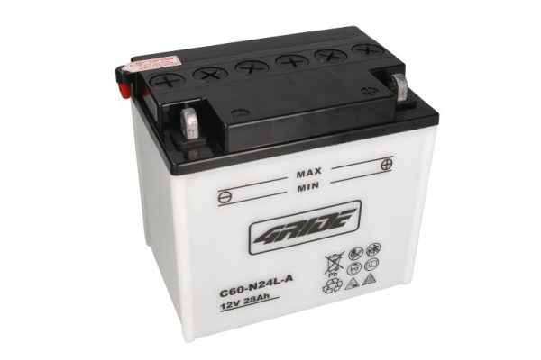 4 Ride C60N24L-A 12V 28Ah 300A 185x125x176mm R+ Starting battery