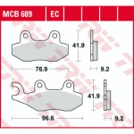 TRW MCB689 Front Brake Pads