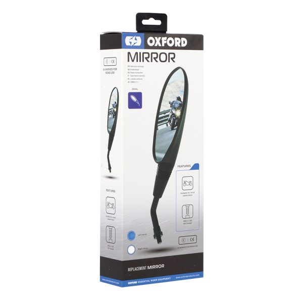 Oxford Mirror Oval Left