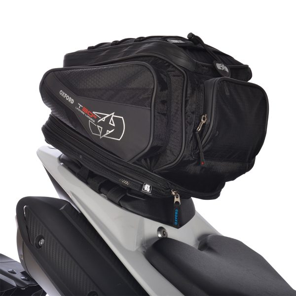 Oxford T30R Motorcycle Tail Bag Black