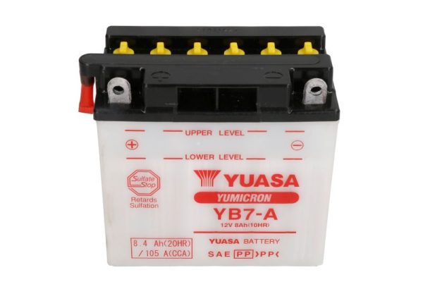 Yuasa YB7-A 12V 8.4Ah 124A 136x75x133mm L+ Starting battery