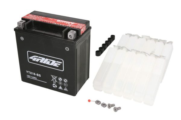 4 Ride YTX16-BS 12V 14Ah 230A 150x87x161mm L+ Starting battery