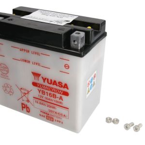 Yuasa YB16B-A 12V 16.8Ah 207A 160x90x161mm L+ Starting battery