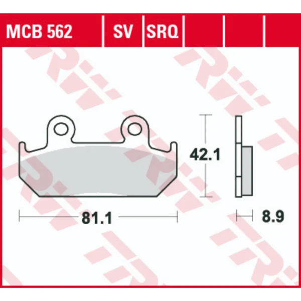 TRW MCB562 Front Brake Pads