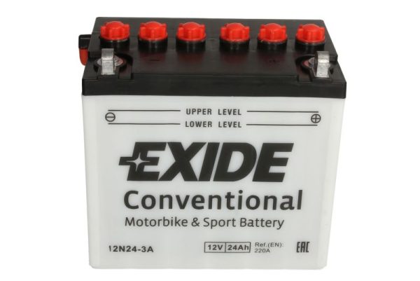 Exide 12N24-3A 12V 24Ah 220A 184x124x175mm R+ Starting battery