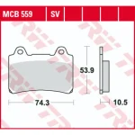 TRW MCB559 Front/Rear Brake Pads